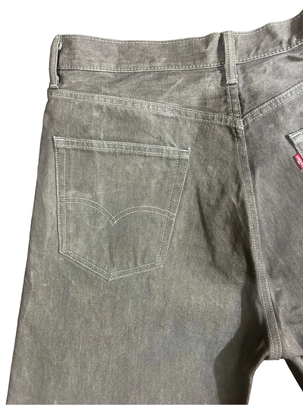 Men's Gray Denim Shorts